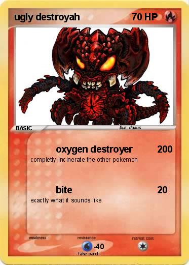 Pokemon ugly destroyah