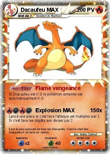 Pokemon Dacaufeu MAX