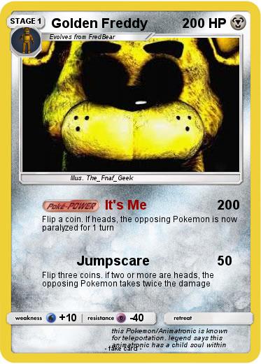 Pokemon Golden Freddy