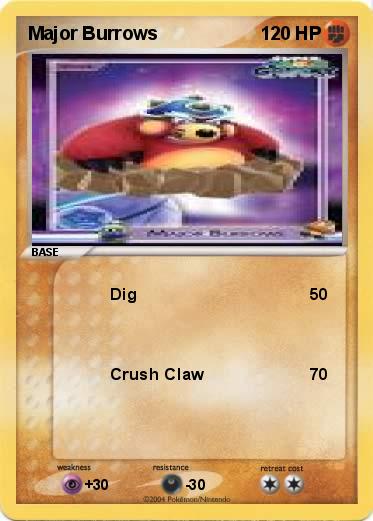 Pokemon Major Burrows