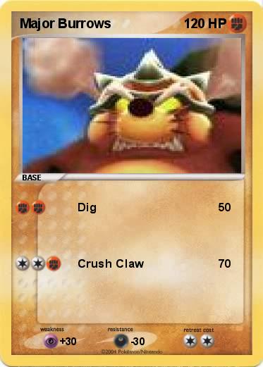 Pokemon Major Burrows