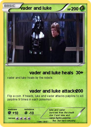 Pokemon vader and luke