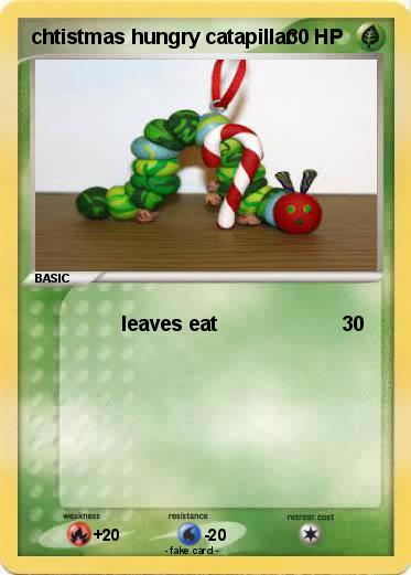 Pokemon chtistmas hungry catapillar