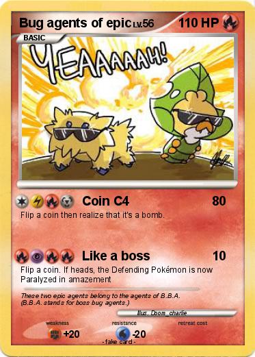Pokemon Bug agents of epic