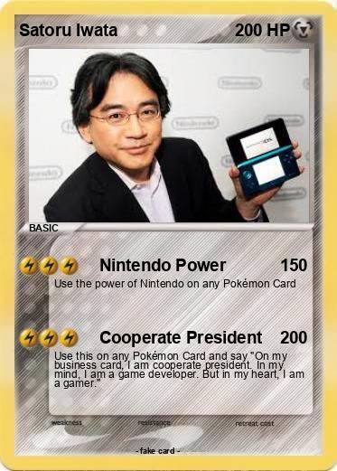 Pokemon Satoru Iwata