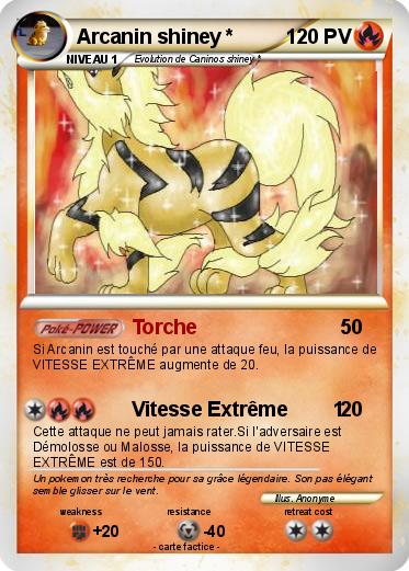 Pokemon Arcanin shiney *