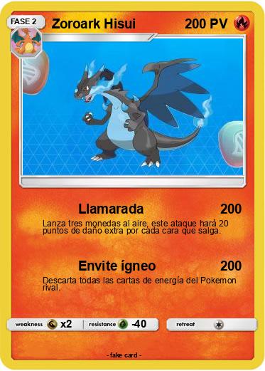 Pokemon Zoroark Hisui