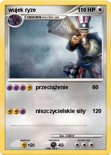Pokemon wujek ryze