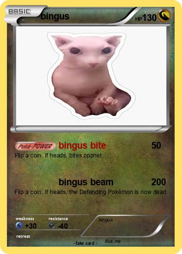 Pokemon bingus