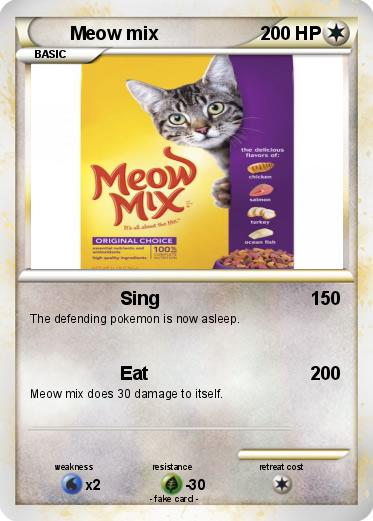 Pokemon Meow mix