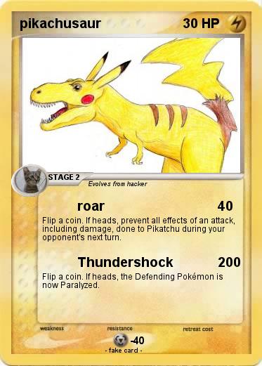 Pokemon pikachusaur
