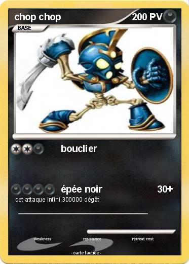Pokemon chop chop