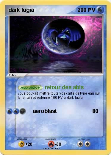 Pokemon dark lugia