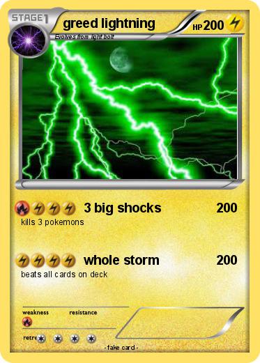 Pokemon greed lightning