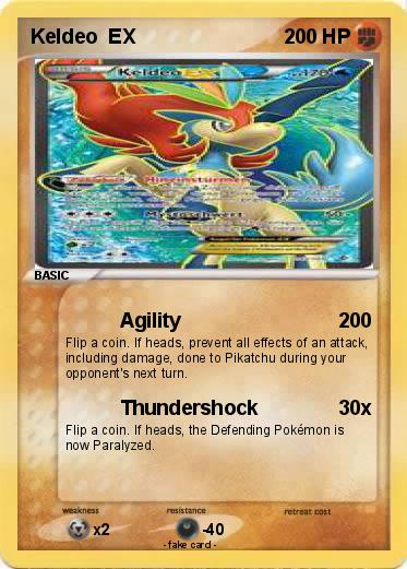 Pokemon Keldeo  EX