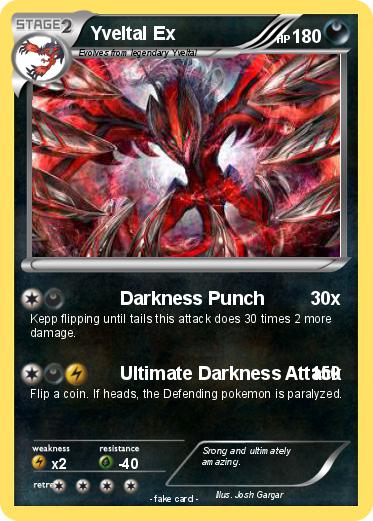 Pokemon Yveltal Ex