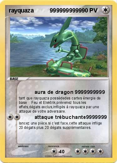 Pokemon rayquaza          9999999999   