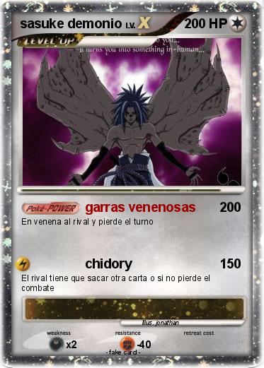 Pokemon sasuke demonio