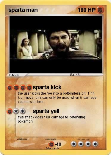 Pokemon sparta man