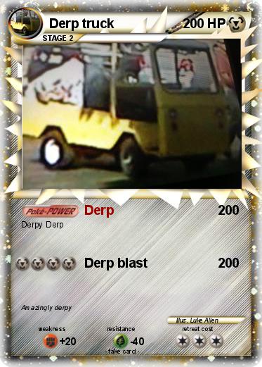 Pokemon Derp truck
