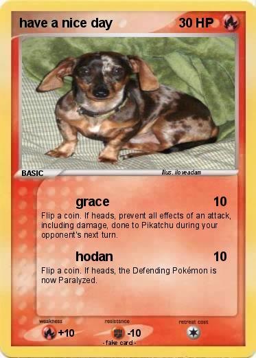 Pokemon have a nice day