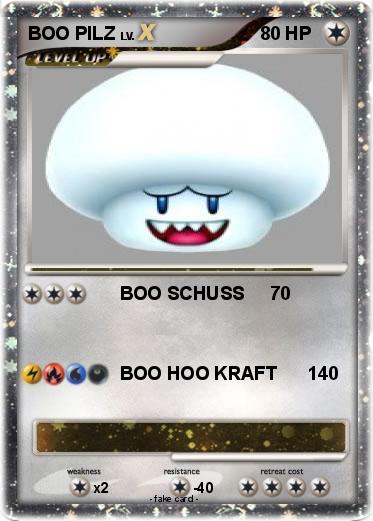 Pokemon BOO PILZ