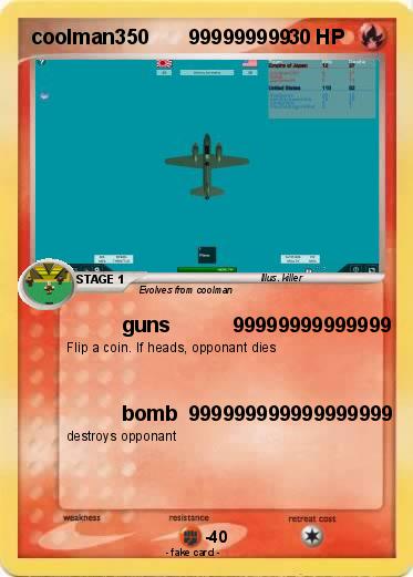 Pokemon coolman350       999999999