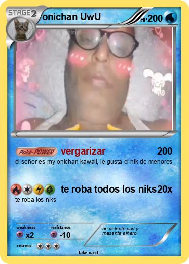 Pokemon onichan UwU