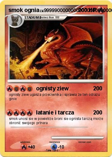 Pokemon smok ognia