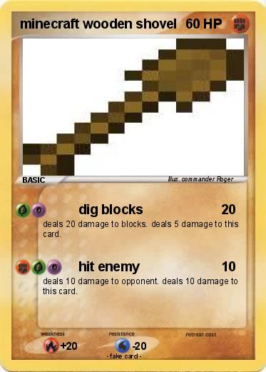 Pokemon minecraft wooden shovel