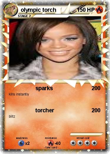 Pokemon olympic torch