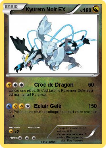Pokemon Kyurem Noir EX