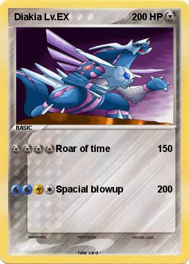 Pokemon Diakia Lv.EX