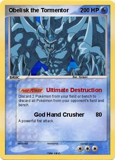 Pokemon Obelisk the Tormentor