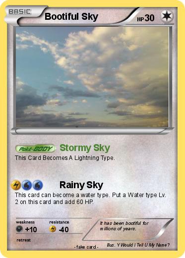 Pokemon Bootiful Sky