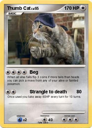 Pokemon Thumb Cat