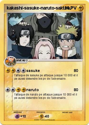 Pokemon kakashi-sasuke-naruto-sakura.