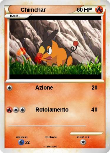 Pokemon Chimchar