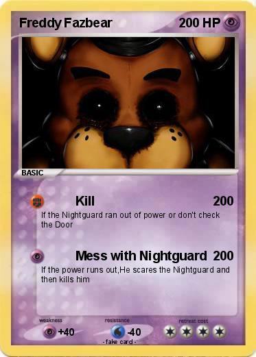 Pokemon Freddy Fazbear