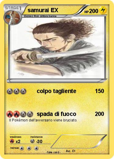 Pokemon samurai EX