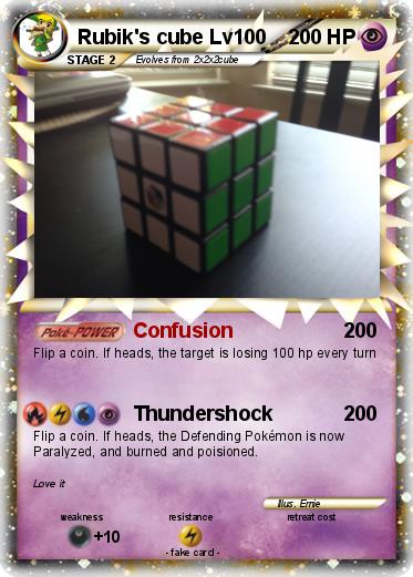 Pokemon Rubik's cube Lv100
