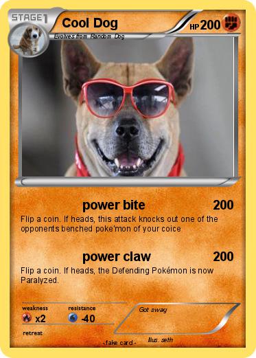 Pokemon Cool Dog