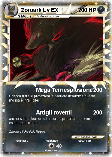 Pokemon Zoroark Lv EX