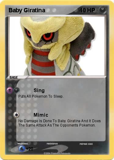 Pokemon Baby Giratina