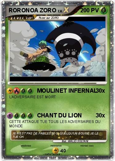 Pokemon RORONOA ZORO