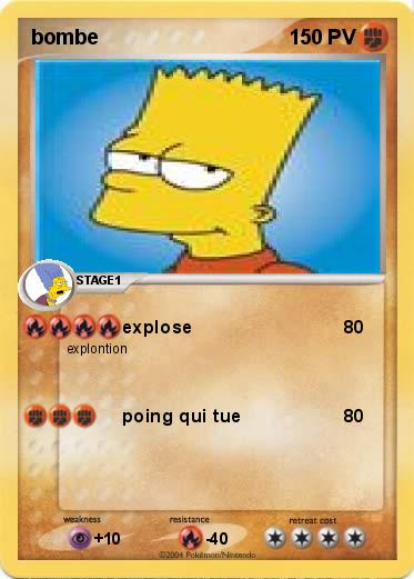 Pokemon bombe