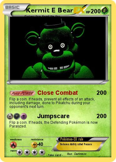 Pokemon Kermit E Bear