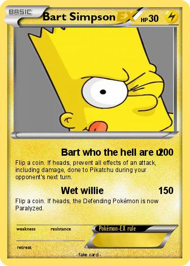 Pokemon Bart Simpson
