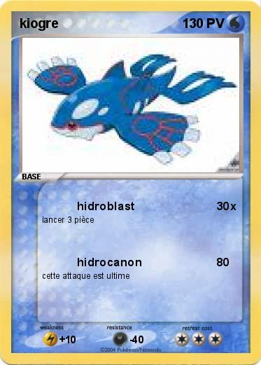 Pokemon kiogre