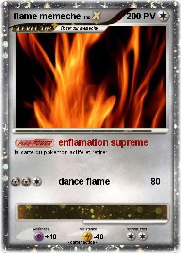 Pokemon flame memeche